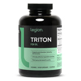 LEGION Triton High-Potency Fish Oil 2400mg capsules front view