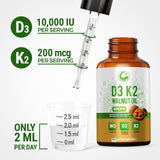 LEGRANO Vitamin D3 & K2 Liquid 10,000 IU on a kitchen counter