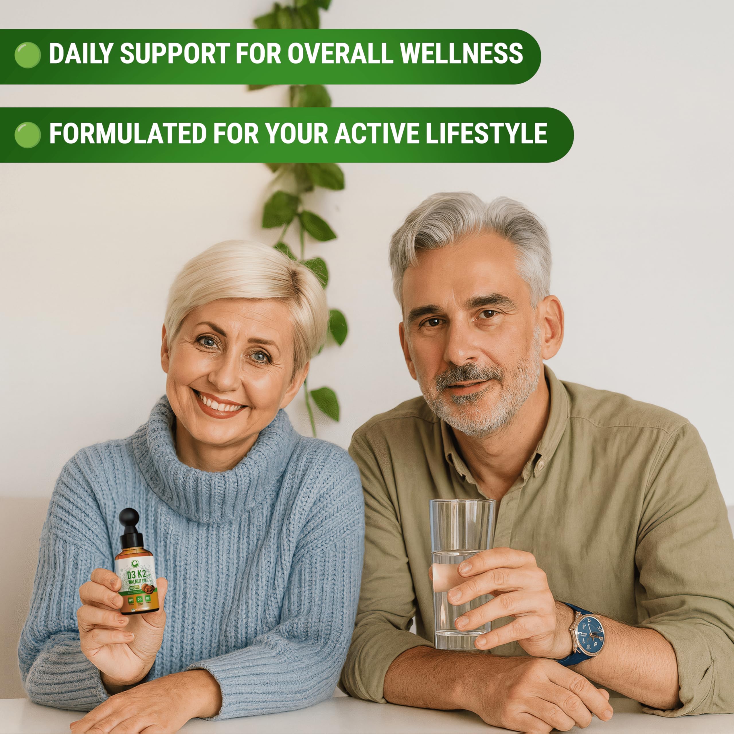 LEGRANO Vitamin D3 & K2 Liquid 10,000 IU with ingredients list
