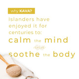 LEILO Kava Kava Drink can back view with nutritional information