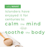 LEILO Kava Kava Drink served over ice with lime wedge