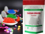LEIMENGCHEF Calcium Chloride 454g packaging on a wooden table