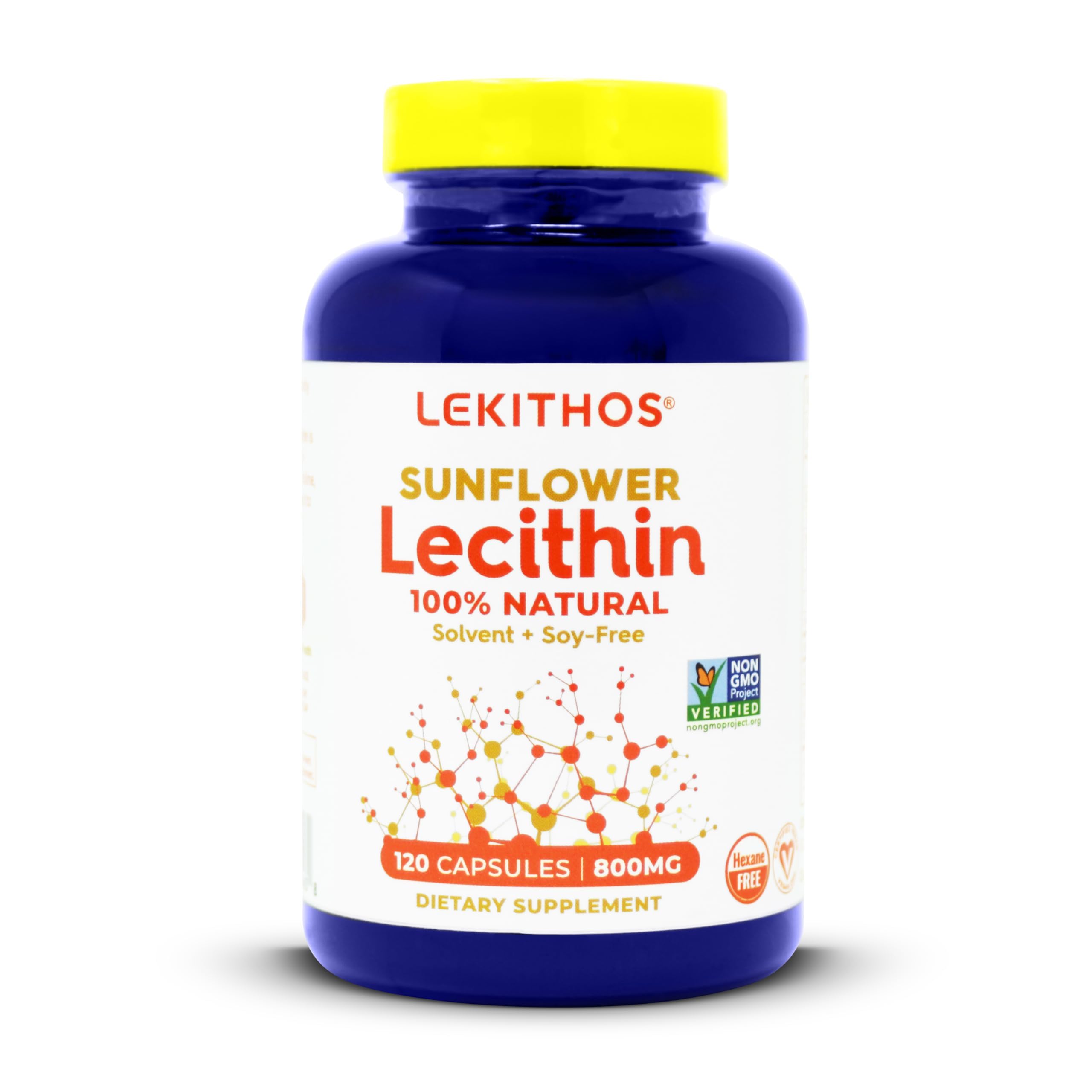 Lekithos Lecithin Capsules bottle with softgels