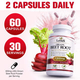 Lemeli Beetroot Capsules 1300mg nutritional information
