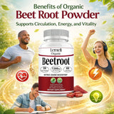Lemeli Organic Beet Root Powder Capsules 1300mg lifestyle scene