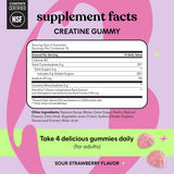 Lemme Creatine Monohydrate Gummies nutritional information