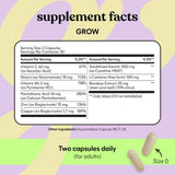 Lemme Hair Growth Supplement capsules in hand