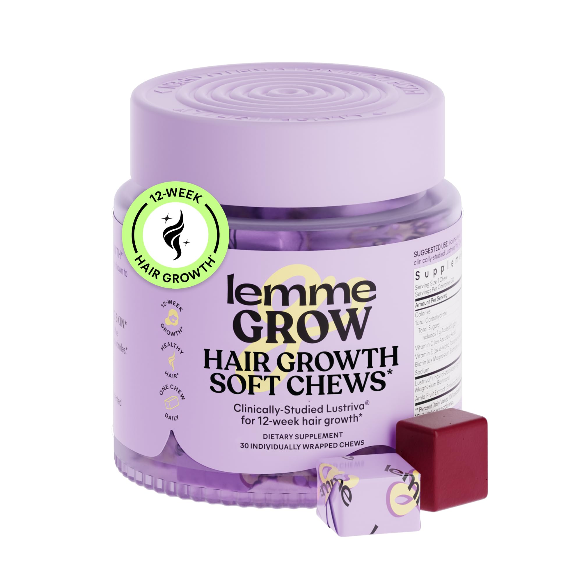 Lemme Silicon Supplement front view with Biotin complex