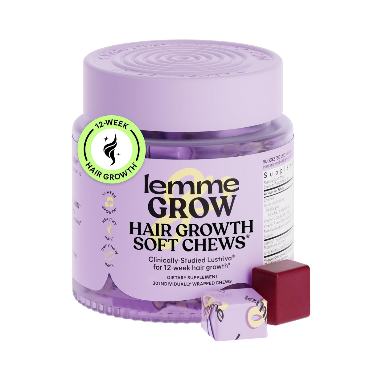 Lemme Silicon Supplement front view with Biotin complex