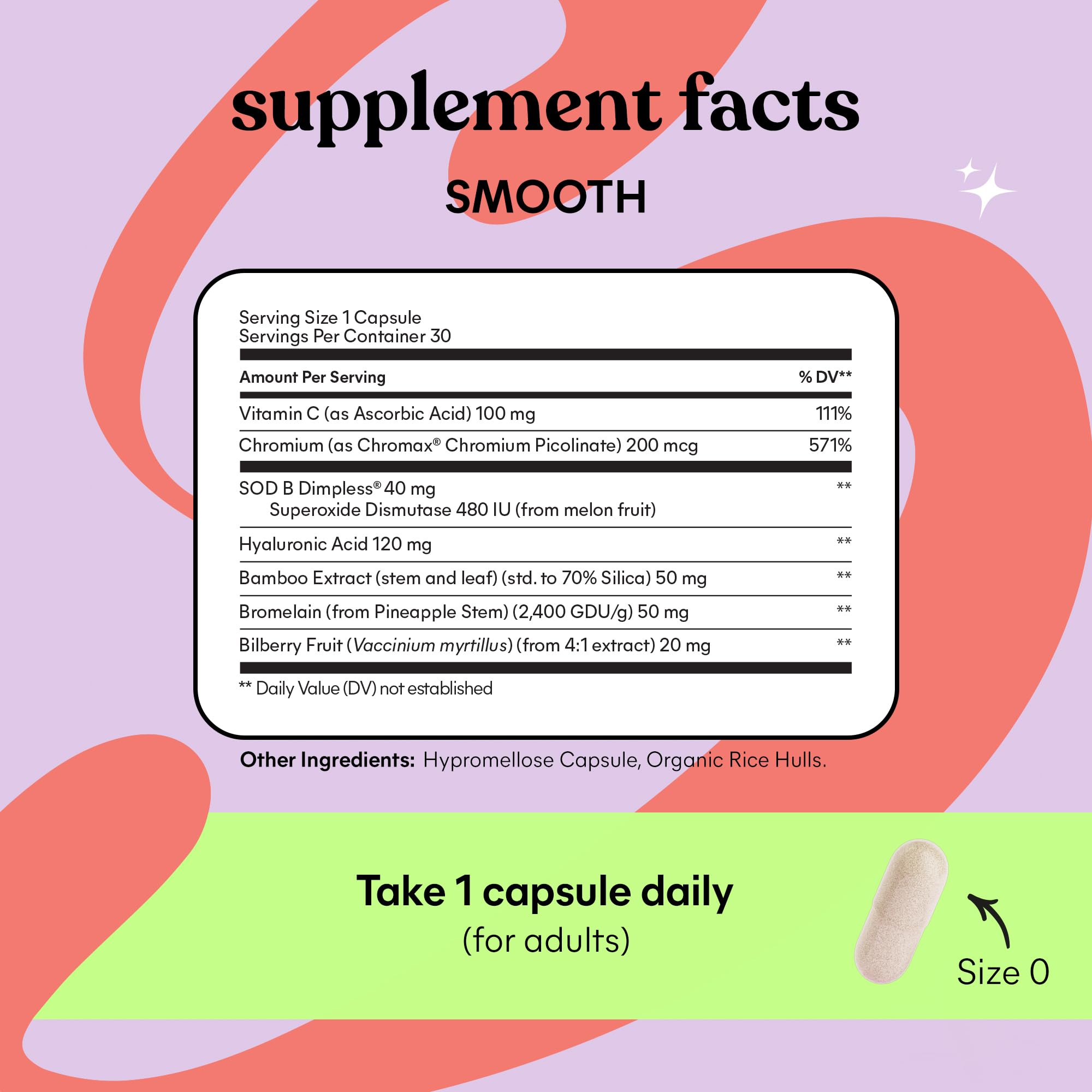 Lemme SOD B Dimpless Capsules with fresh cantaloupe