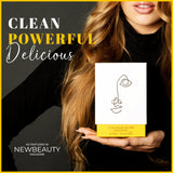 LEMON & CO. Collagen Elixir packet on a kitchen counter