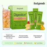 Lemon Ginger flavour stick pack of Feel Goods Gut Guardian