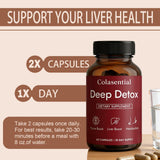 Lenoria Milk Thistle Capsules with herbal background