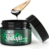 Leotri Shilajit Resin 500mg front view with packaging