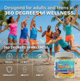 Lerinettia Omega-3 Gummies in a lifestyle setting