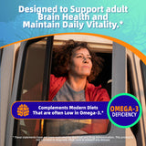 Lerinettia Omega-3 Gummies with a measuring spoon for dosage