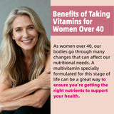 Lerinettia Women's 40+ Daily Multivitamin Gummy bottle with label