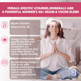 Lerinettia Women's 40+ Daily Multivitamin Gummy gummies in hand