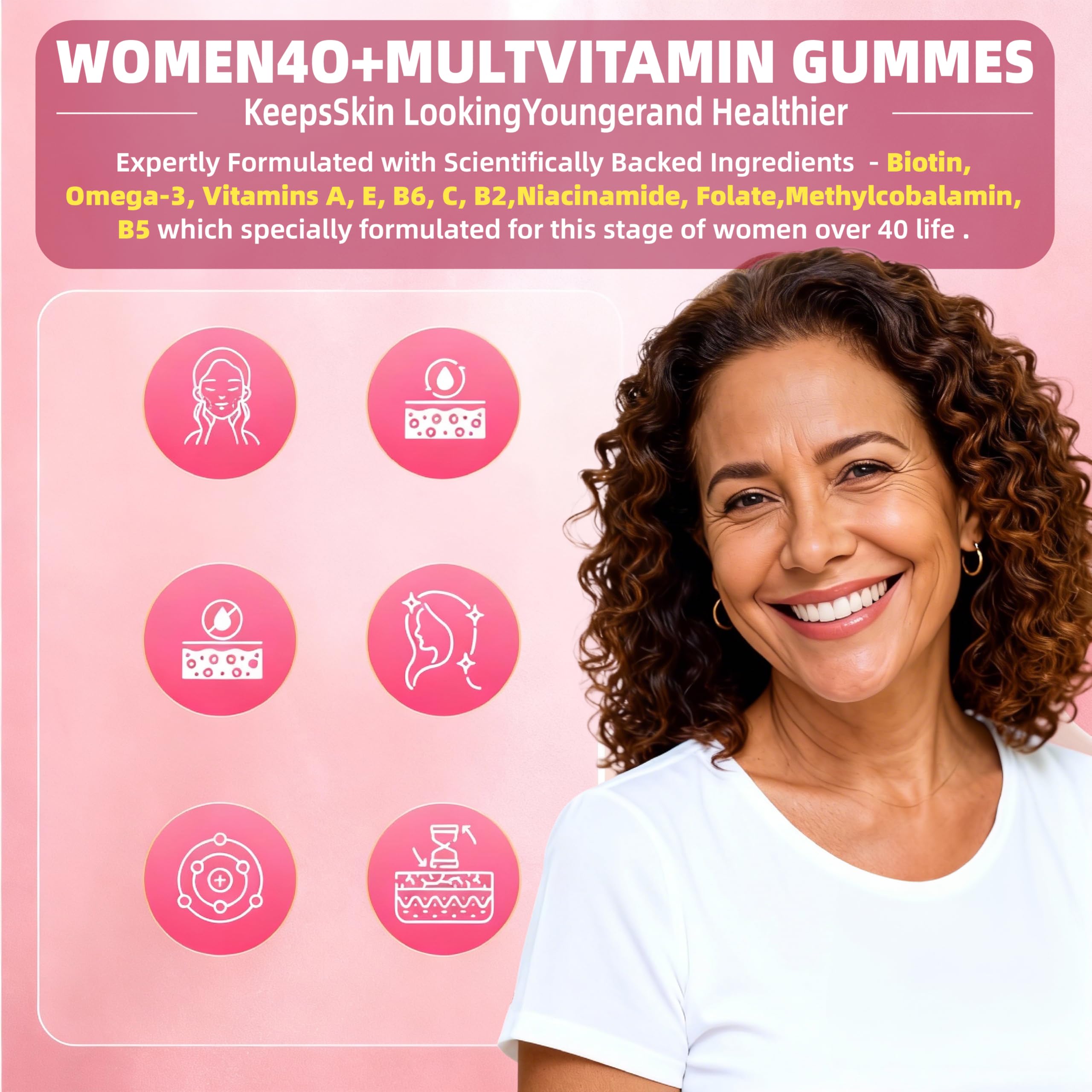 Lerinettia Women's 40+ Daily Multivitamin Gummy packaging