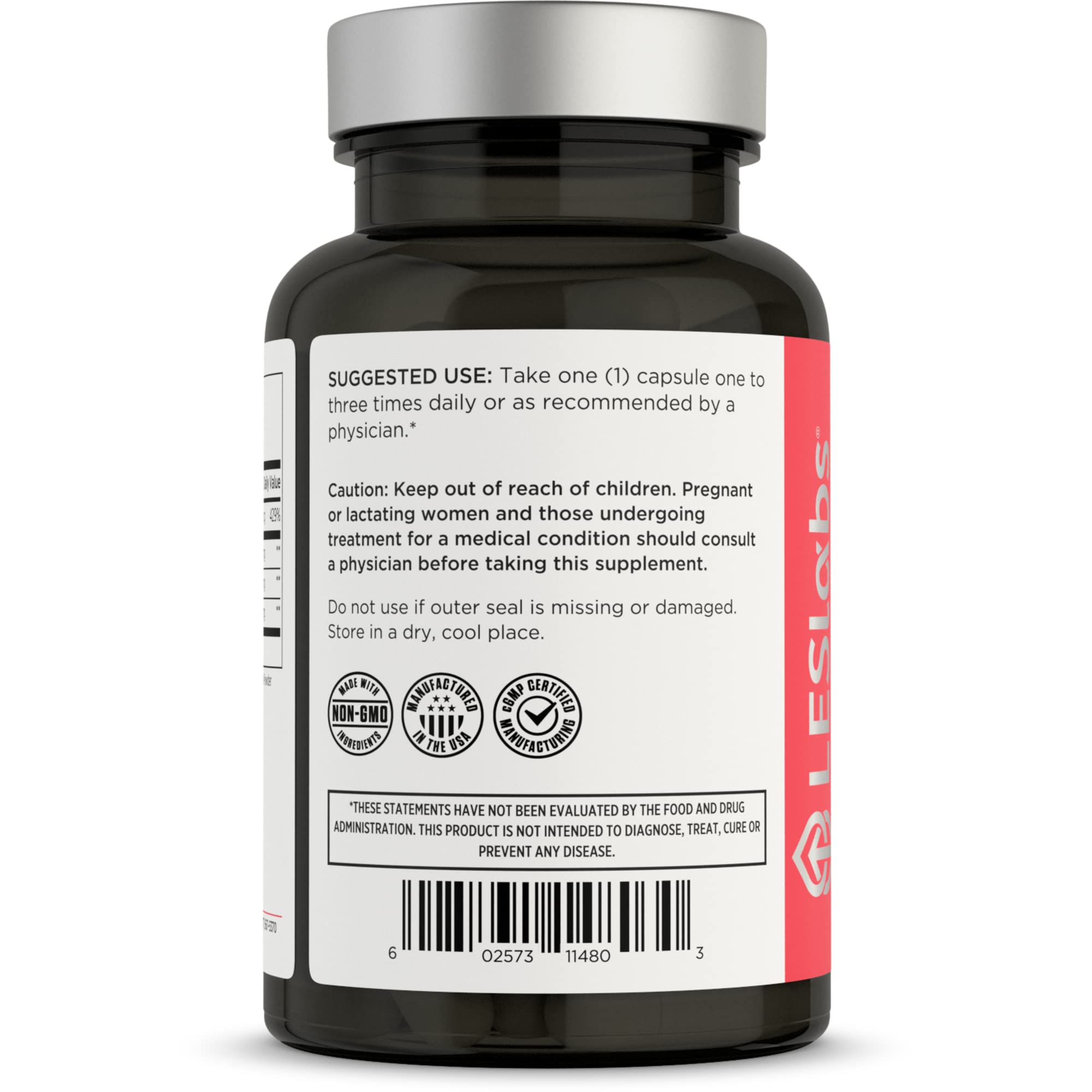 LES Labs Chromium Supplement bottle with label