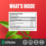 LES Labs Chromium Supplement capsules on a wooden surface