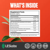 LES Labs Liver Support Supplement 60 Capsules on a wooden table