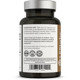 LES Labs Male Health Supplement back view with ingredient list