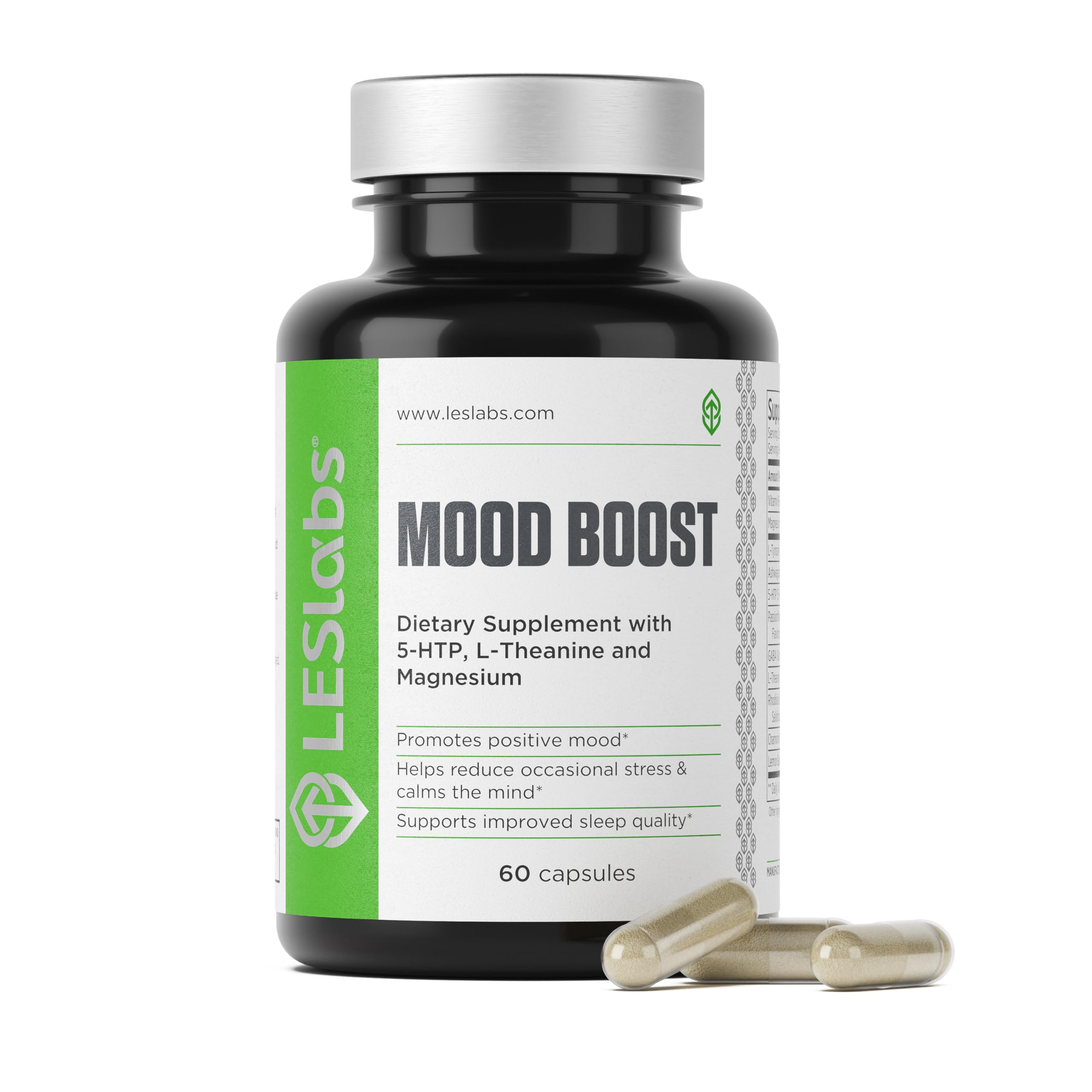 LES Labs Mood Support Supplement 5-HTP front view