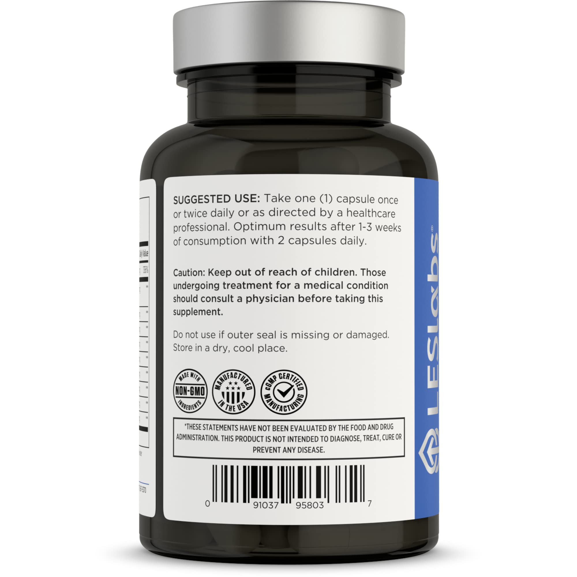 LES Labs Saw Palmetto Prostate Health Supplement ingredients list