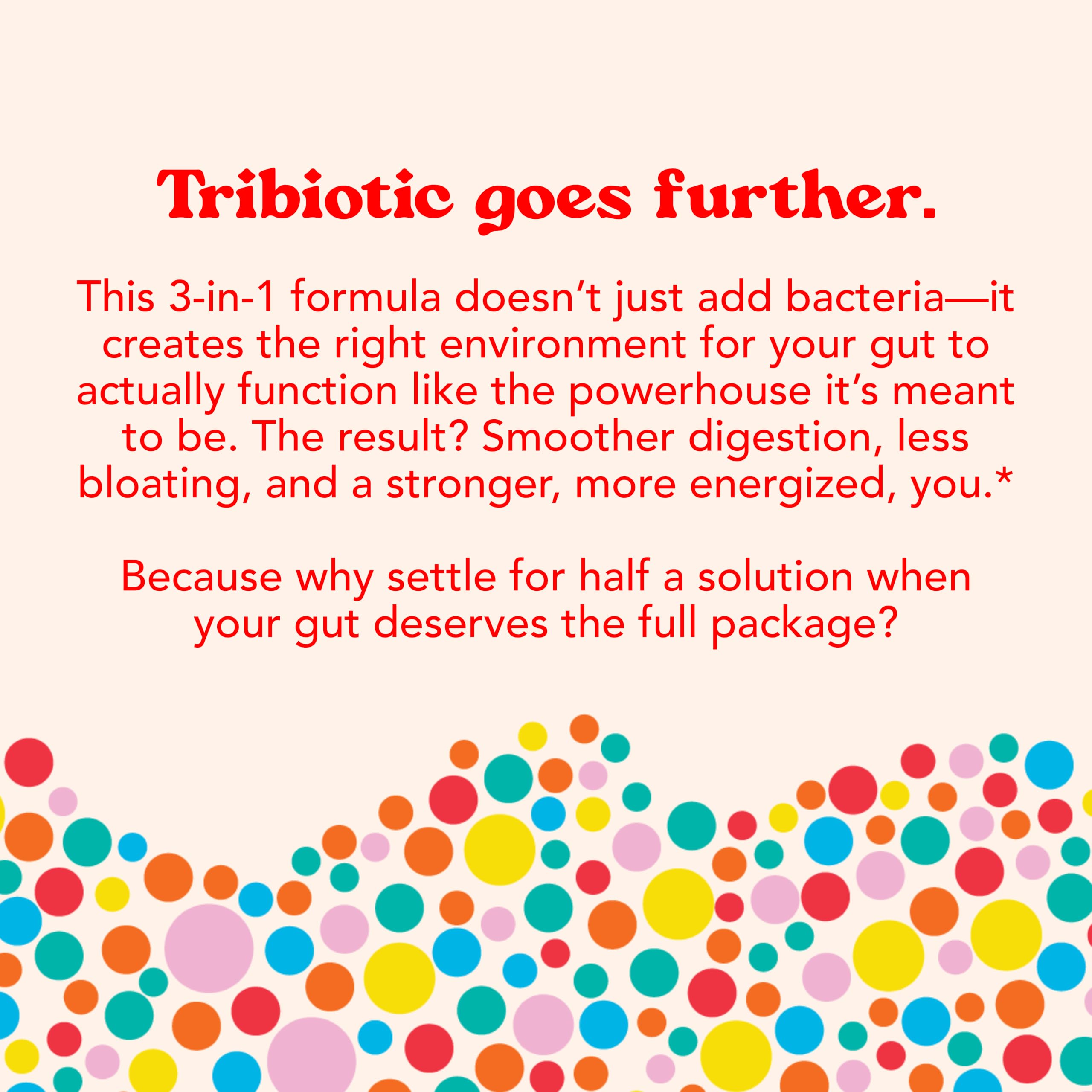 Let Loose Tribiotic Daily Supplement 30 Capsules with other health products