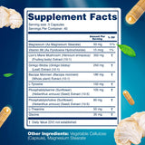 LetaGreen Cogni Up 10-in-1 Supplement capsules on a kitchen counter