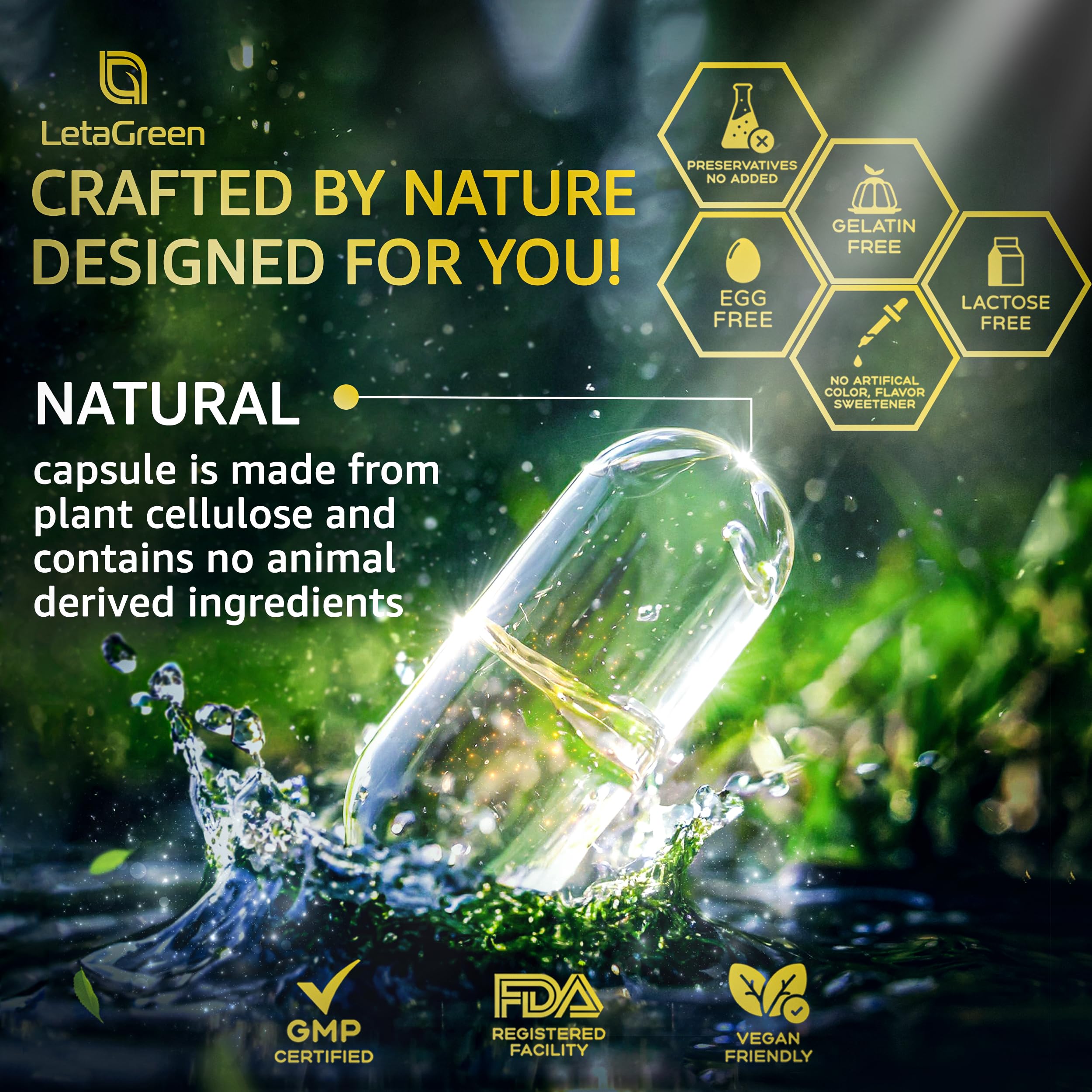 LetaGreen Cogni Up product packaging with nutritional information