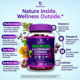 LetaGreen Sea Moss Gummies bottle top view
