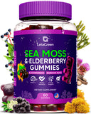 LetaGreen Sea Moss Gummies front view with packaging
