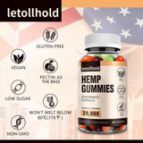 letollhold Hemp Gummies close-up of a single gummy