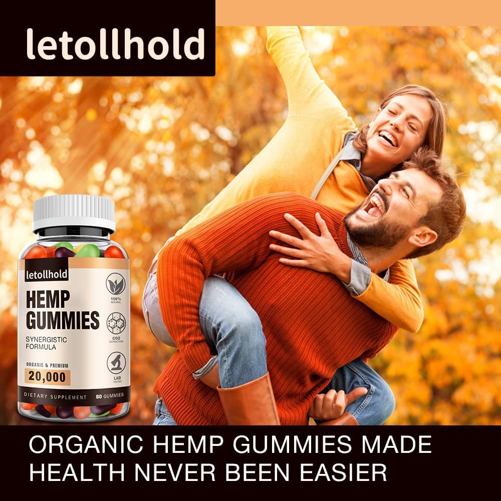 letollhold Hemp Gummies Edibles showing the organic ingredients list