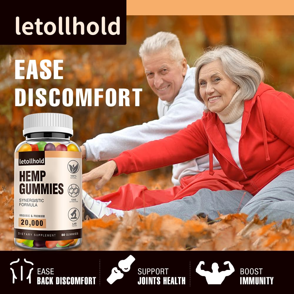 letollhold Hemp Gummies Edibles side view highlighting the packaging