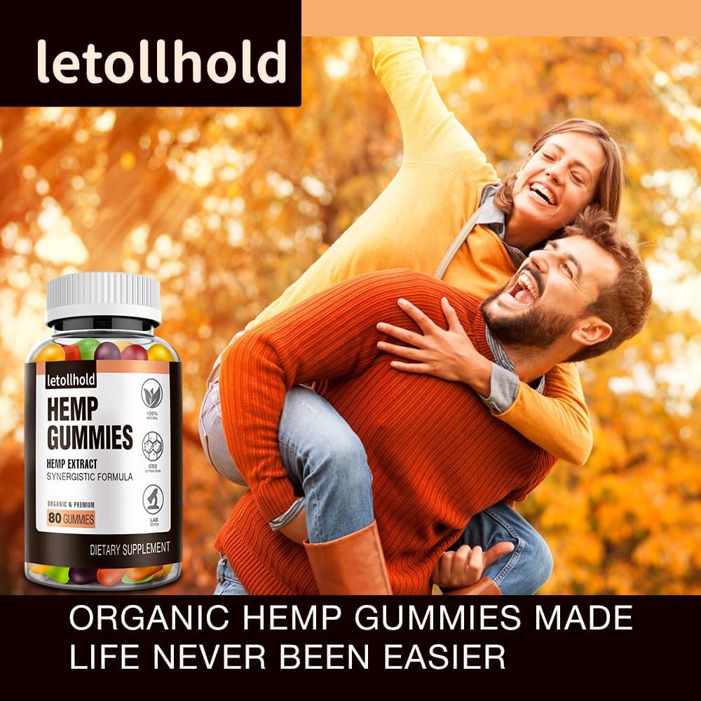 Letollhold Hemp Gummies in a bowl