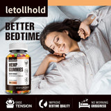 Letollhold Hemp Gummies on a wooden table