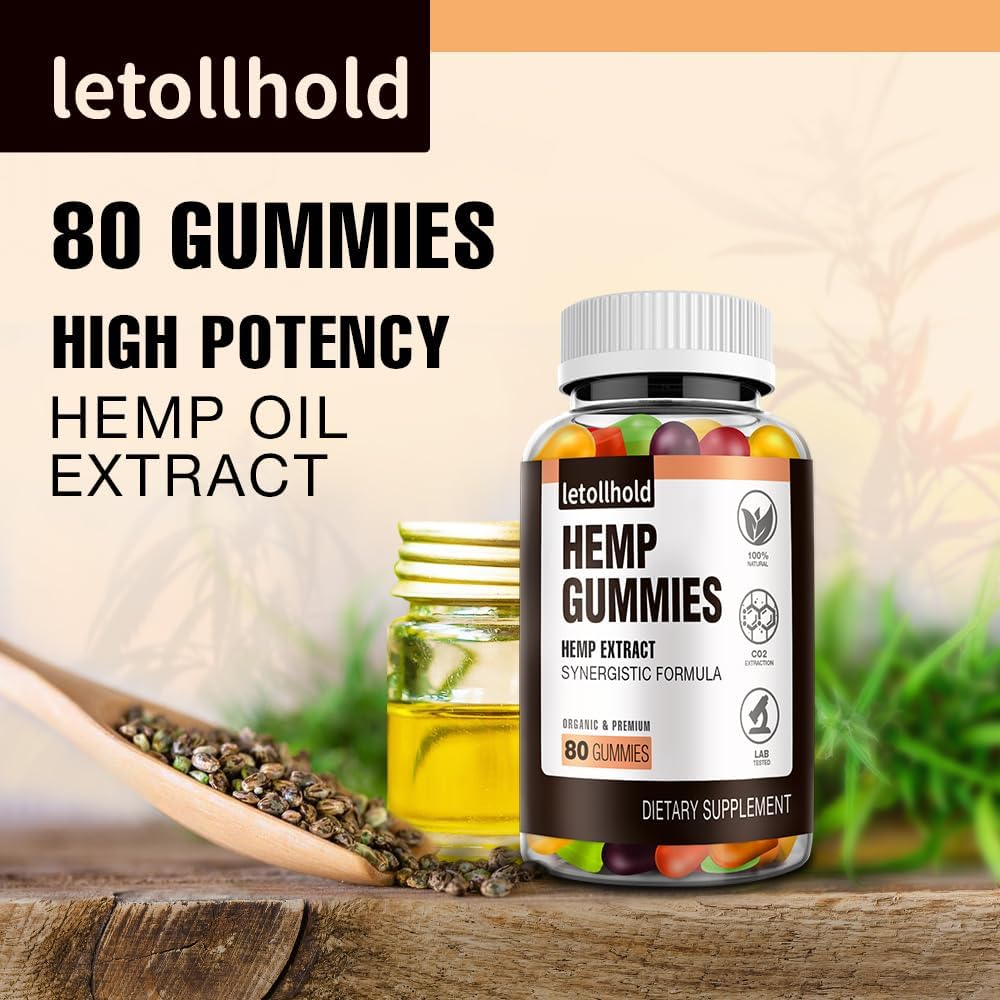 Letollhold Hemp Gummies packaging side view
