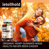 letollhold Hemp Gummies with a glass of water