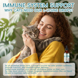 letollhold L-Lysine Liquid Drops for Cats 60mL with chicken flavour