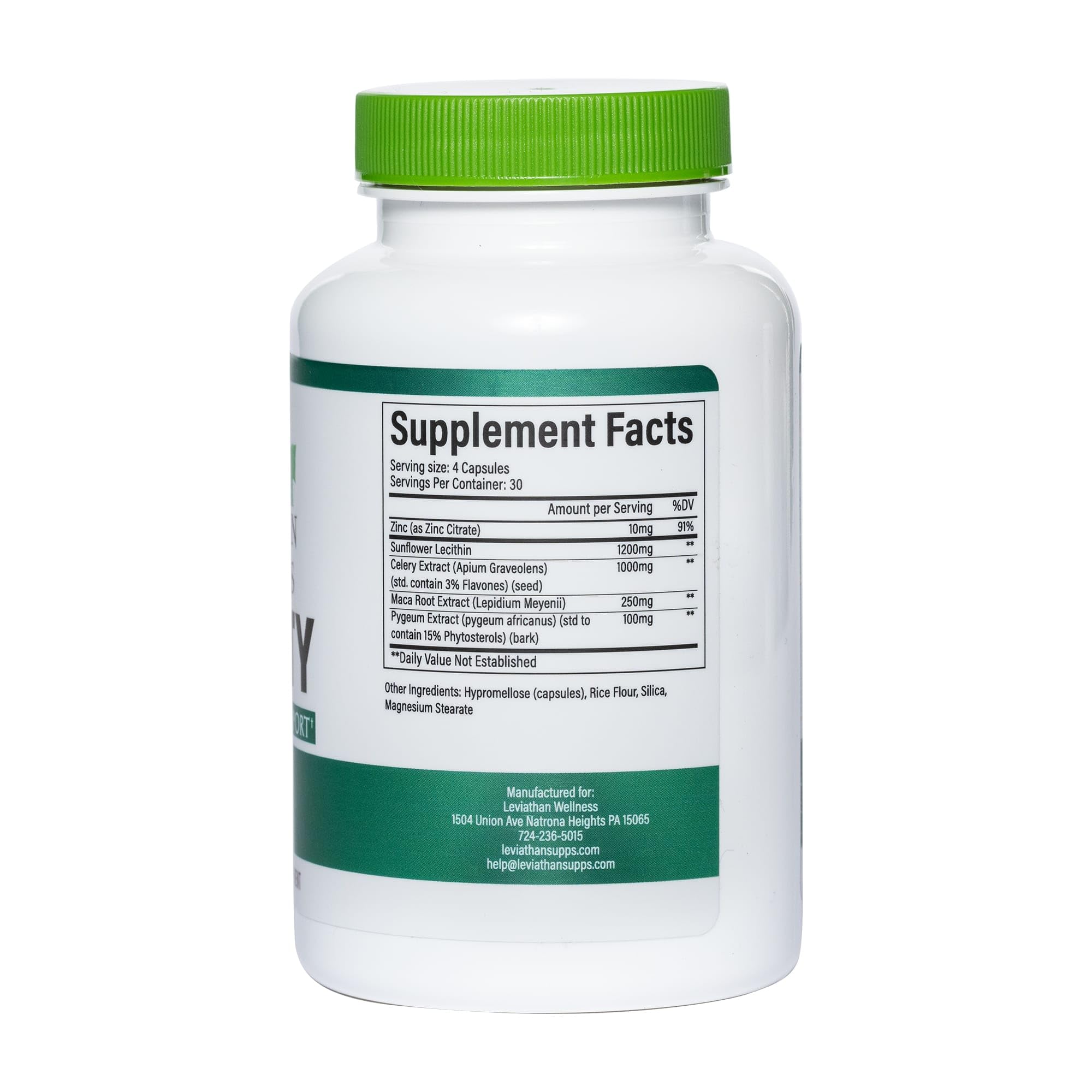 Leviathan Wellness Blended Vitamin & Mineral Supplement ingredients list