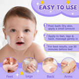 Leyoviz Calming Magnesium Cream for Kids application on child's feet