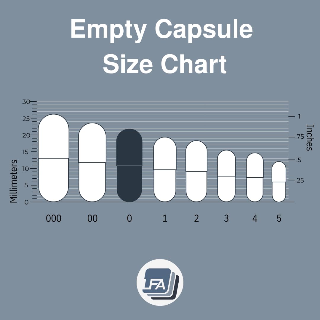 LFA Empty Gelatin Capsules #0 in capsule filling machine