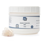 LFA Size 00 empty gelatin capsules front view