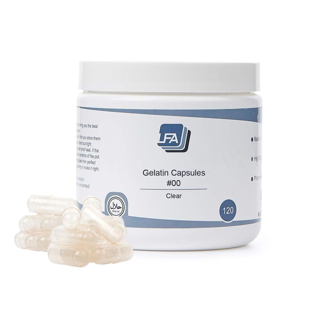 LFA Tablet Presses Empty Gelatin Capsules Size 00 packaging front view