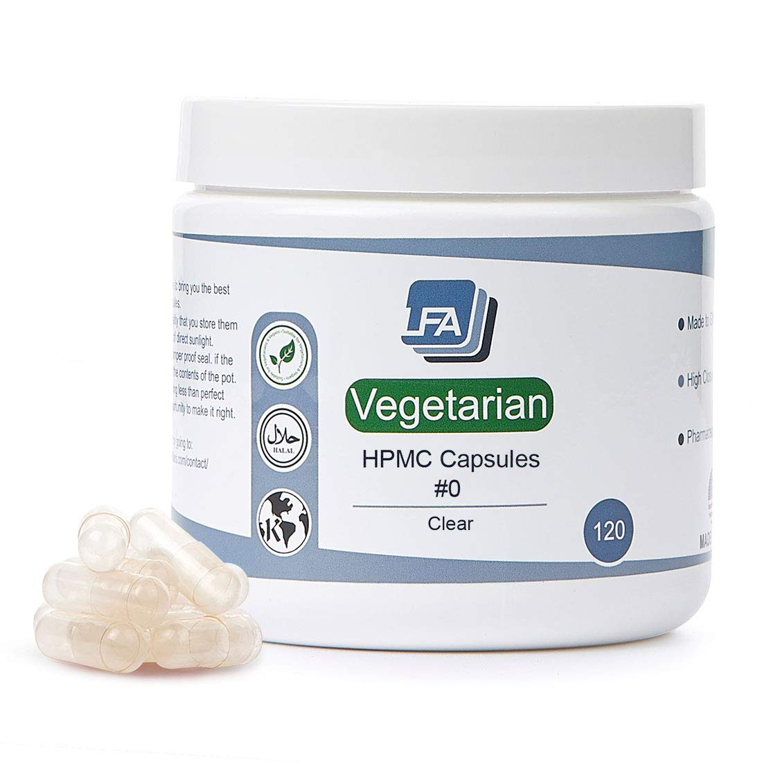 LFA Tablet Presses size 0 empty vegetable capsules front view