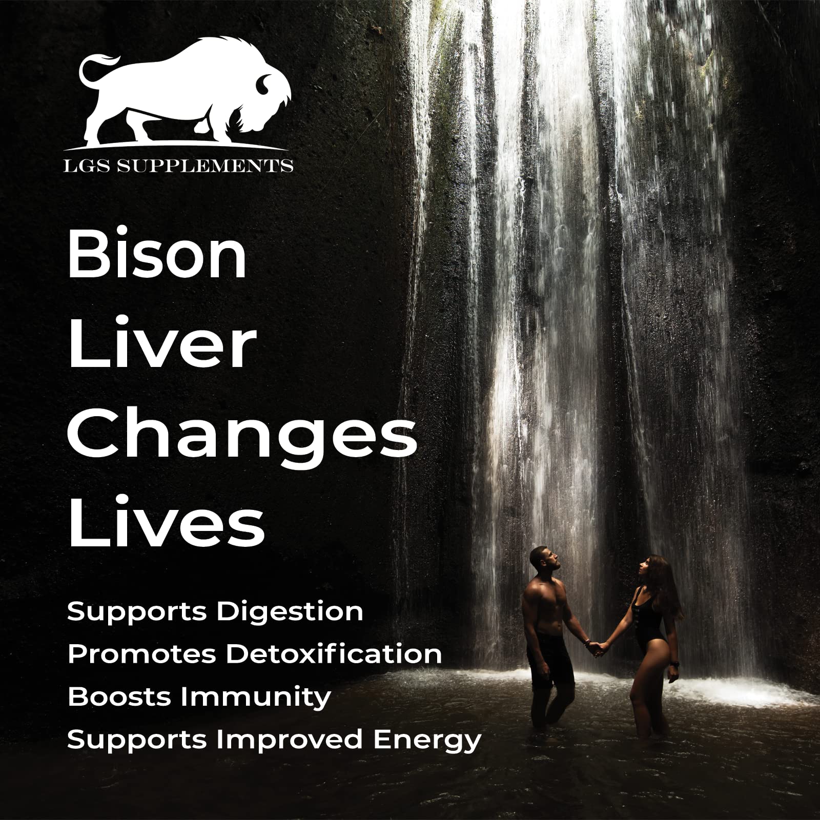 LGS Supplements Liver Extracts back view with ingredient list