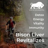 LGS Supplements Liver Extracts close-up of capsules